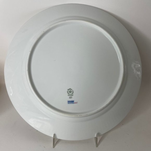 Royal Copenhagen Princess Purple Large Dinner Plate 627 10 3/4" - Picture 4 of 13